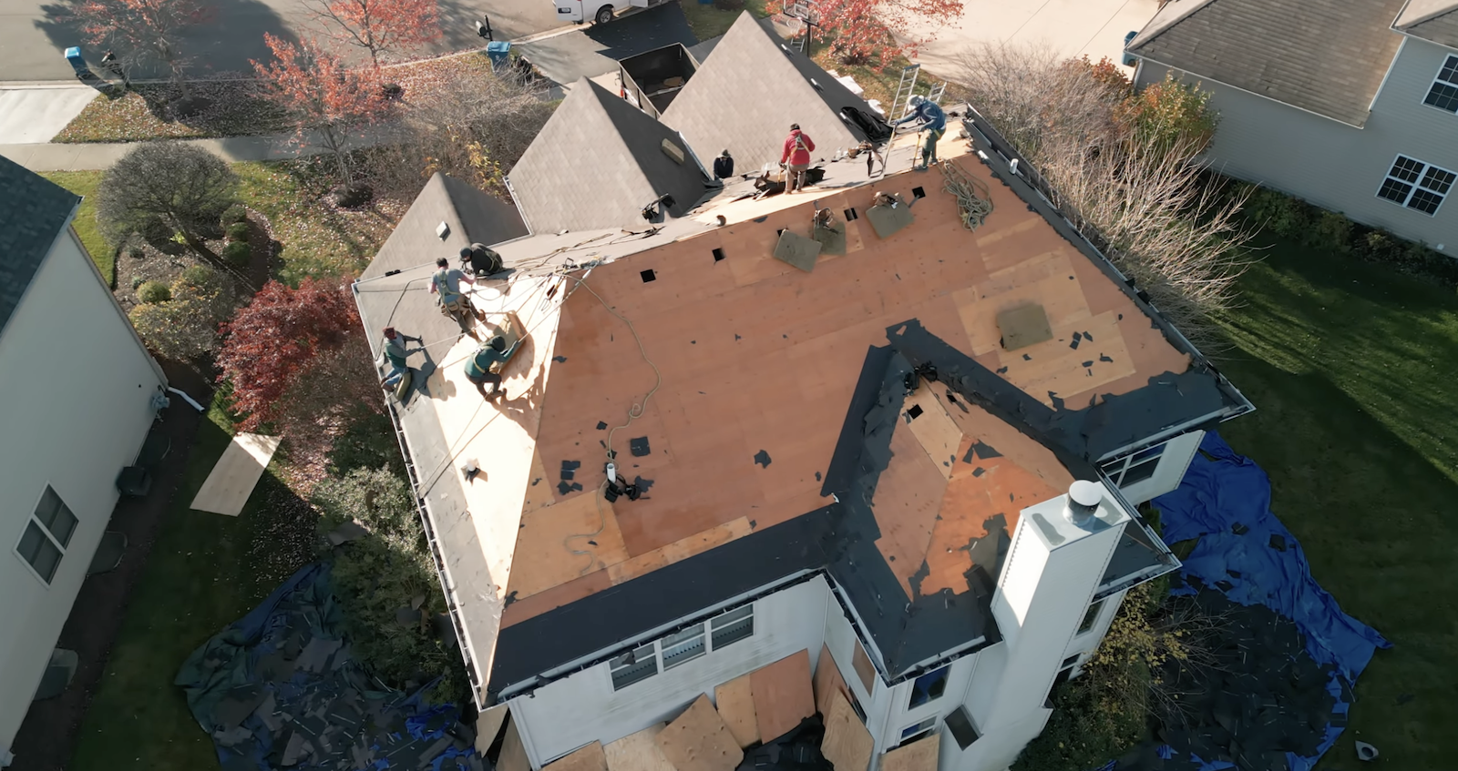 Roof Installation Job